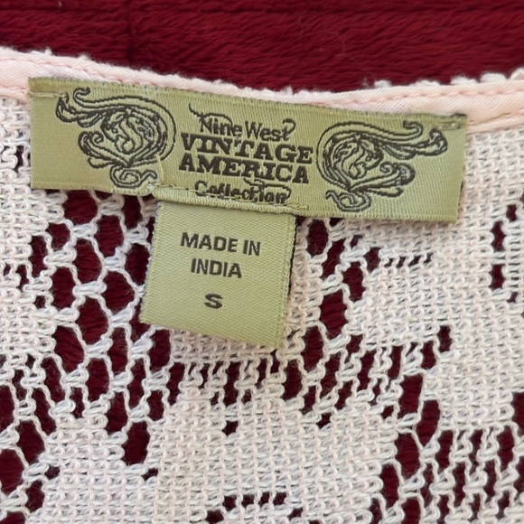 Nine West Blush Lace Blouse - Picture 2 of 8